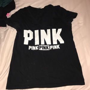 Victoria’s Secret Pink collection Black T-shirt